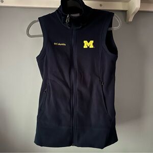 Columbia Dark Blue Michigan Fleece Vest